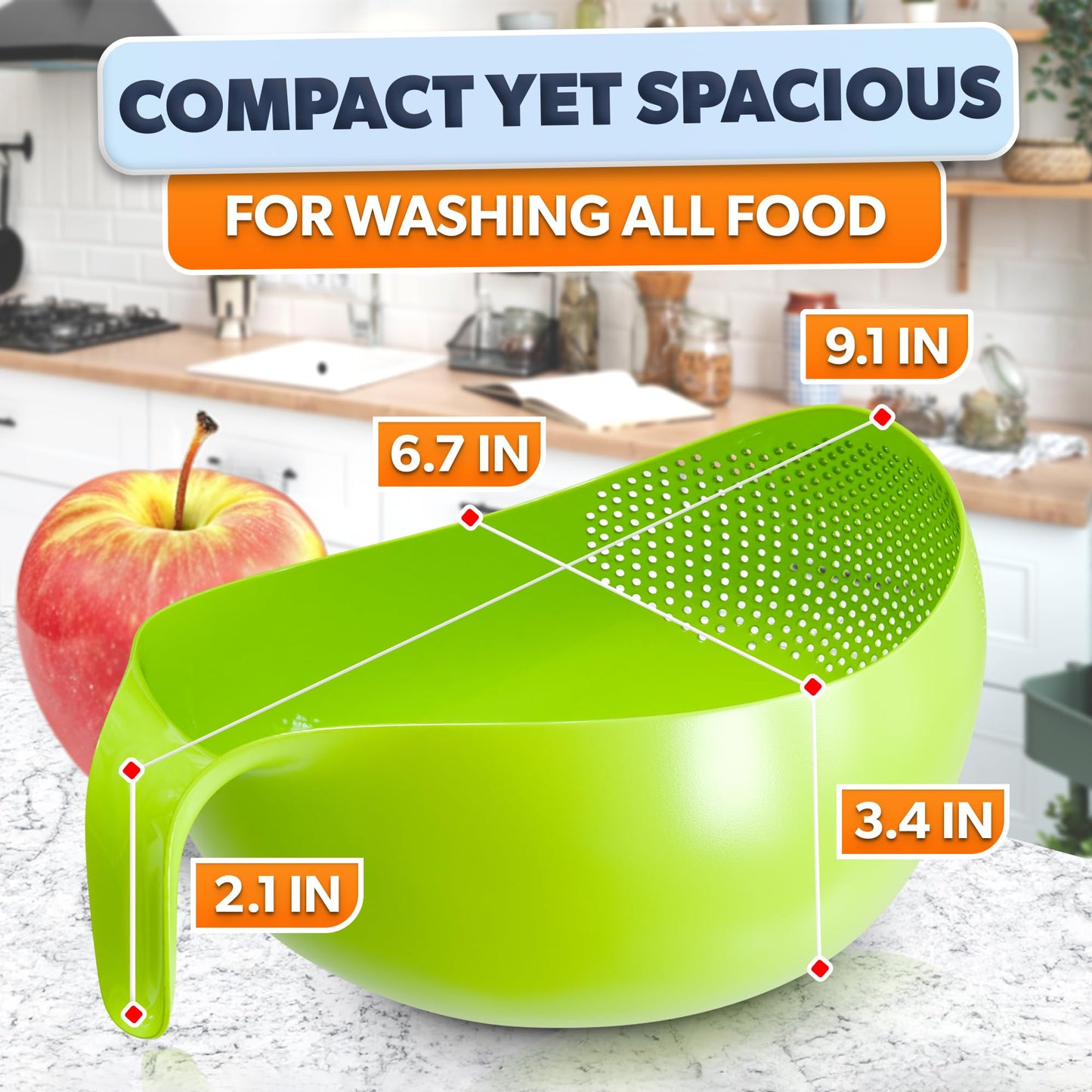 Colander for Rice, Vegetable